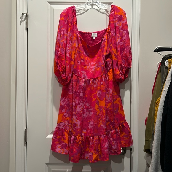 Orange and pink Baltic Born dress - Picture 1 of 2